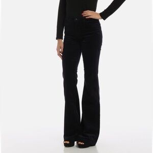 J Brand Maria High Rise Flare Velvet Jeans